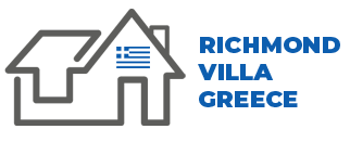 Richmond Villa Greece Brand Logo - Brand Logo Design By KW Creative - Kent Wynne Branding (C)